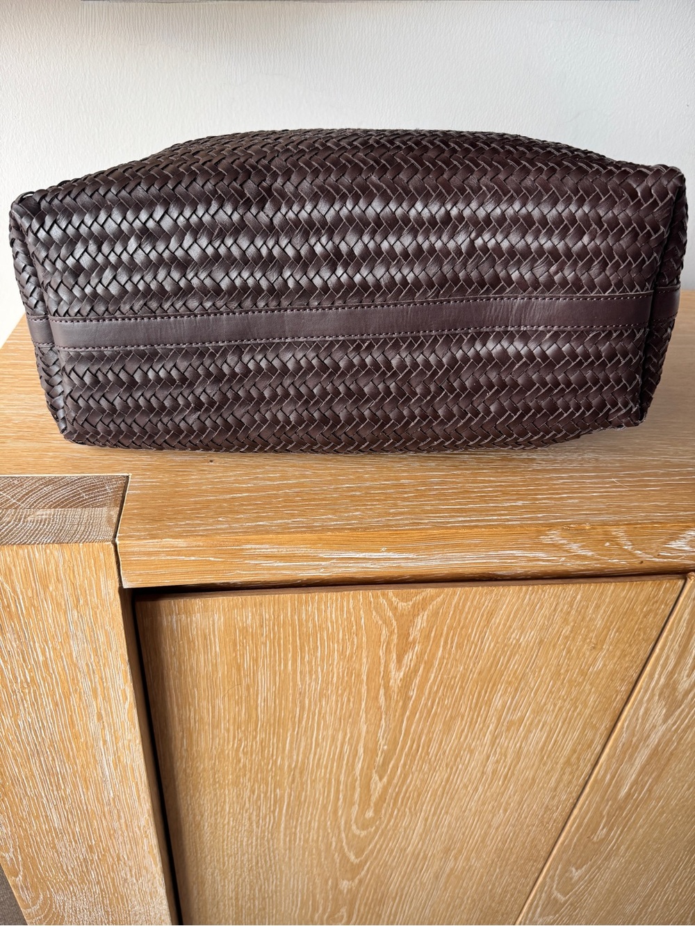 NWT! | MADEWELL The Signature Woven Tote in Coffee Bean | 100% Leather | NP318 - Picture 5 of 16